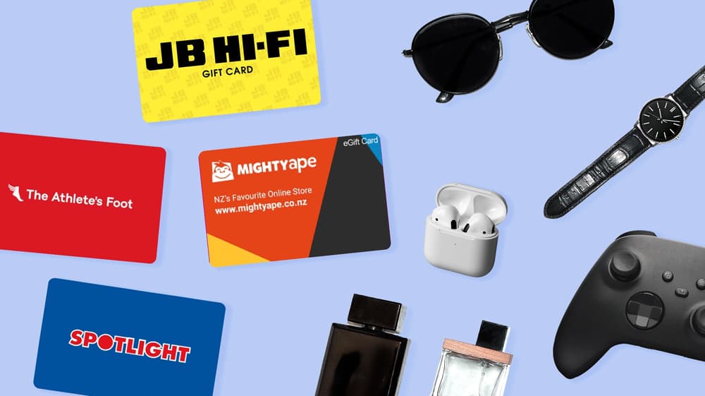 Best gift cards for men 